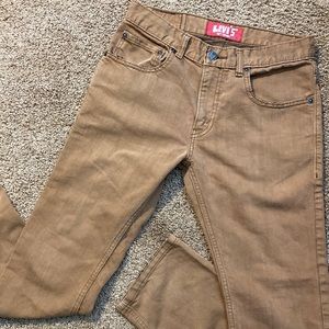 Brown Levis 511 jeans